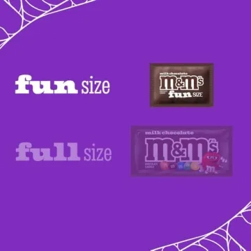 M&M'S Fun Size Milk Chocolate Halloween Candy 10.53 oz