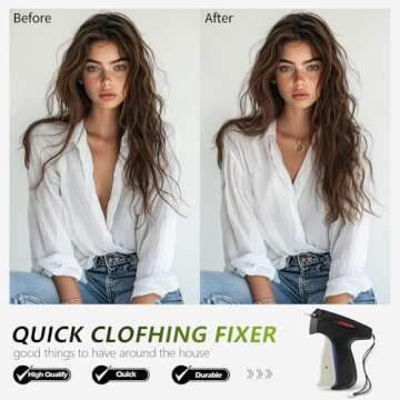 Mini Stitch Gun Kit - Quick and Easy Clothing Fixes with 5000 Fasteners
