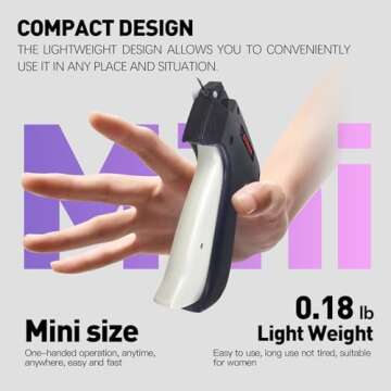 Ergonomic Mini Stitch Gun Kit with 5000 Fasteners