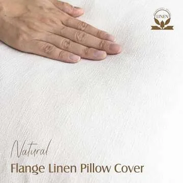 Foindtower Pack of 2, Decorative Linen Solid Throw Pillow Covers Soft Accent Cushion Case Boho Farmh...