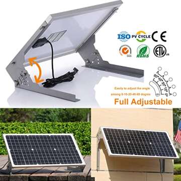 SUNER POWER 30W 12V Solar Charger with MPPT Control