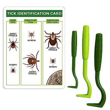 TickCheck Tick Remover Kit for Pets and Humans 3 Pack