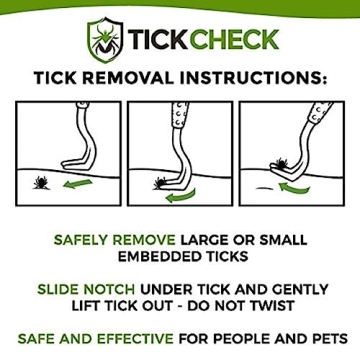 TickCheck Tick Remover Kit for Pets and Humans 3 Pack
