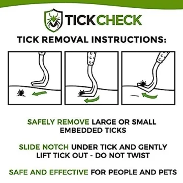 TickCheck Tick Remover Kit for Pets and Humans 3 Pack