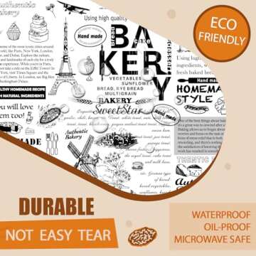 10" x 10" Greaseproof Deli Paper Sheets - 100 Pack