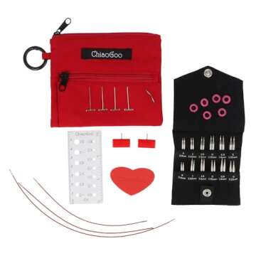 ChiaoGoo Twist Shorties Stainless Steel Knitting Set
