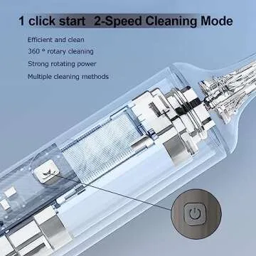 Winforhour Electric Baby Bottle Brush Cleaner Set with Electric Bottle Brush, Silicone Water Bottle Cleaner,Nipple/Gap/Straw Brush,Rechargeable Automatic Bottle Cleaner Brush, Grey