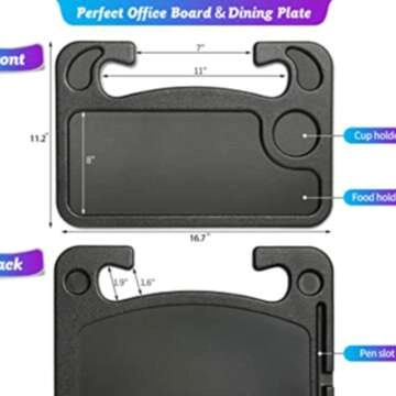 Cutequeen Steering Wheel Desk for Eating & Laptops