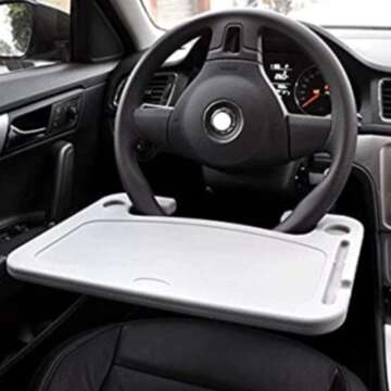 Cutequeen Steering Wheel Desk for Eating & Laptops