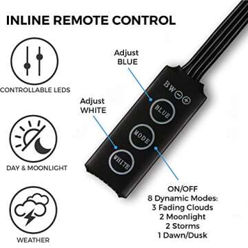 Current USA Satellite LED Light for 18-24 Inch Aquariums