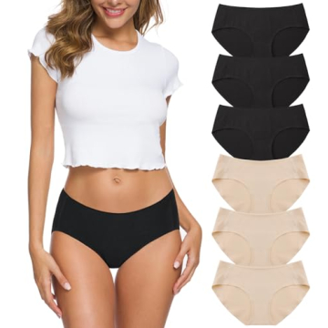 Wealurre Cotton Bikini Women's Breathable Panties Seamless Comfort Underwear