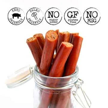FBOMB Keto Meat Sticks - Flavor Packed Pork Jerky Sticks