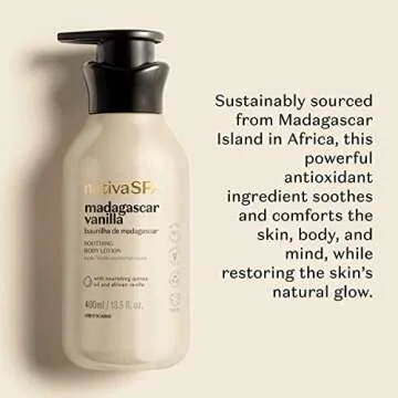 Nativa SPA by O Boticário, Vanilla Soothing Body Care Bundle: Madagascar Vanilla Body Lotion, Body ...