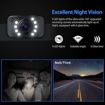 eRapta 7" HD Backup Camera System for All Vehicles