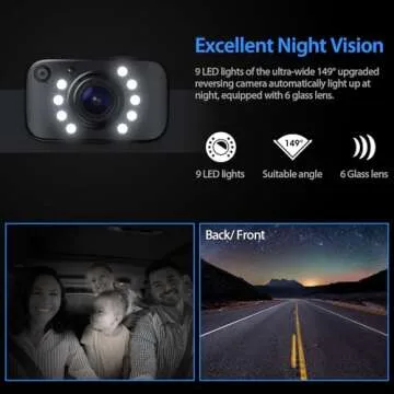 eRapta 7" HD Backup Camera System for All Vehicles