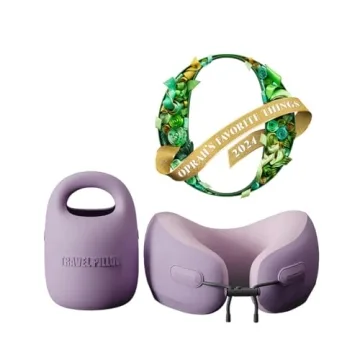 PIXIE MOOD Memory Foam Travel Neck Pillow Comfort Support