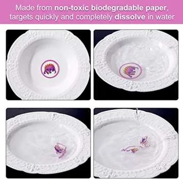 Chinco Boys Potty Training Targets - Fun Flushable Training Aids