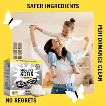 Molly's Suds Washing Machine Cleaner | Eco-Friendly Citrus Scent