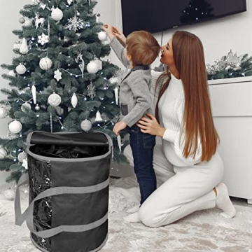 ProPik Christmas Light Storage Bag with 3 Metal Reels
