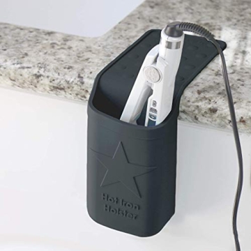 Hot Iron Holster: Silicone Heat-Resistant Holder for Style