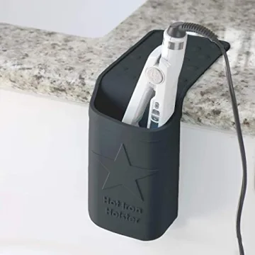 Hot Iron Holster: Silicone Heat-Resistant Holder for Style