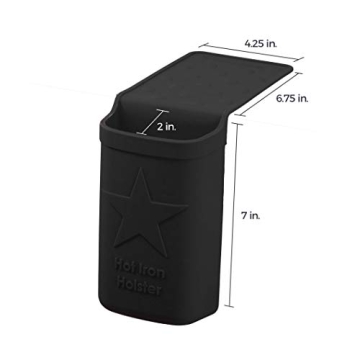 Hot Iron Holster: Silicone Heat-Resistant Holder for Style