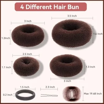 YaFex All-in-One Hair Bun Maker Kit with Accessories