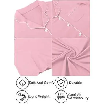 Leikar Maternity Nightgown for Postpartum Comfort