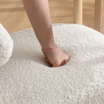 RIVOVA Boucle Dining Chairs Set of 2 - Modern Comfort