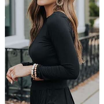 Ezbelle womenss Fall Fashion Lounge Sets Pajama Two Piece Cropped Pullover Jammies Outfits Casual Loungewear