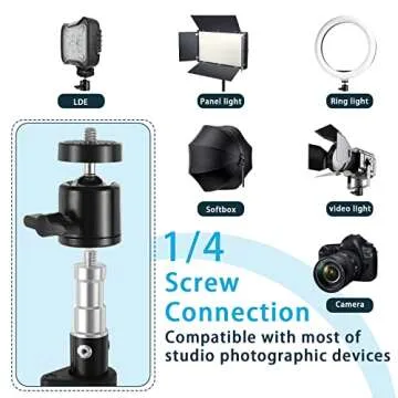 2 Pack Aluminum Light Photography Tripod Stand with Case,Altson 7 Feet Portable Photo Video Tripod Stand for Speedlight, Flash, Softbox, Umbrella, Strobe Light, Camera