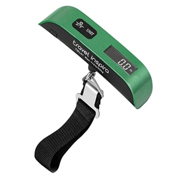 travel inspira Luggage Scale, Portable Digital Hanging Baggage Scale for Travel, Suitcase Weight Sca...