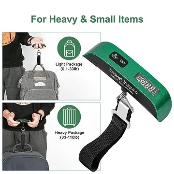 Travel Inspira Luggage Scale Portable Digital Weighing Tool