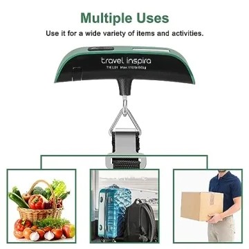Travel Inspira Luggage Scale Portable Digital Weighing Tool