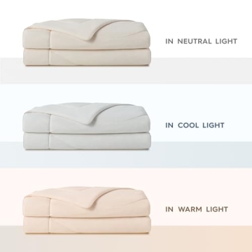 REST® Evercool® Cooling Comforter, Twin/Twin XL, Blanket for Hot Sleepers, All Season Bedding to Keep Cool for Night Sweats, Breathable Lightweight Blanket, 68"x90" Inches, Snow Ivory