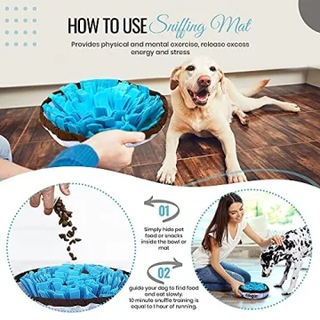 Engaging TOMAHAUK Snuffle Mat for Dogs and Cats
