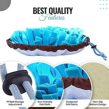 Engaging TOMAHAUK Snuffle Mat for Dogs and Cats