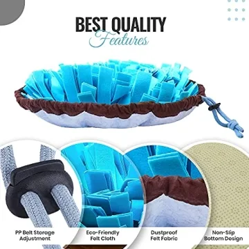 Engaging TOMAHAUK Snuffle Mat for Dogs and Cats