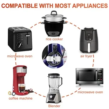 Cord Organizer for Appliance - Kitchen Appliance Cord Organizer Stick On, Best Kitchen Gadgets Gifts for New Home Must Haves, New Apartment Kitchen Stuff, Kitchen Gifts for Women Adults Mom Wife