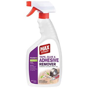 Max Strip Tape, Glue & Adhesive Remover 22oz | Fast-Acting Gel for Any Surface | Odor-Free Cleaning ...