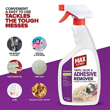 Max Strip Adhesive Remover - Fast-Acting & Odor-Free