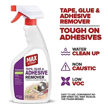 Max Strip Adhesive Remover - Fast-Acting & Odor-Free