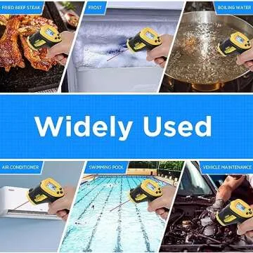 Sanliang Infrared Thermometer Gun - Accurate Laser Temp Tool