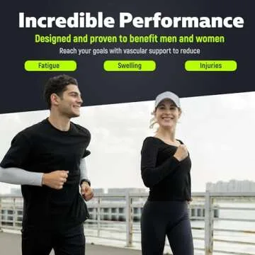 Ankle Brace Compression Sleeve for Men & Women (1 Pair) - Best Ankle Support Foot Braces for Pain Relief, Injury Recovery, Swelling, Sprain, Achilles Tendon Support, Plantar Fasciitis Socks