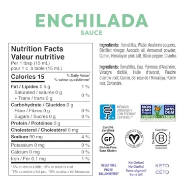 Fody Vegan Green Enchilada Sauce - Low FODMAP & IBS Friendly