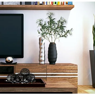 28-Inch Artificial Olive Branches 3pcs Elegant Decor