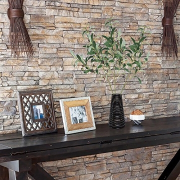 28-Inch Artificial Olive Branches 3pcs Elegant Decor