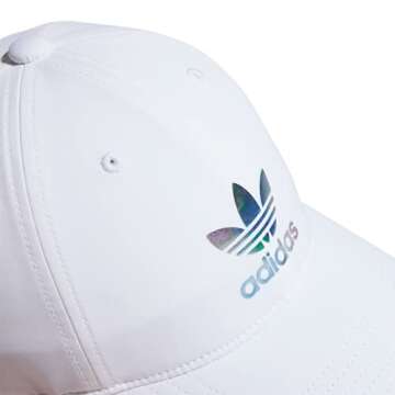 Stylish Women's Originals Iridescent Trefoil Cap