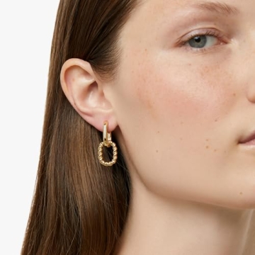 Ana Luisa 14K Gold Double Hoop Earrings - Hypoallergenic