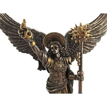 Crafted Archangel Uriel Figurine - Marriage of Art and Faith
